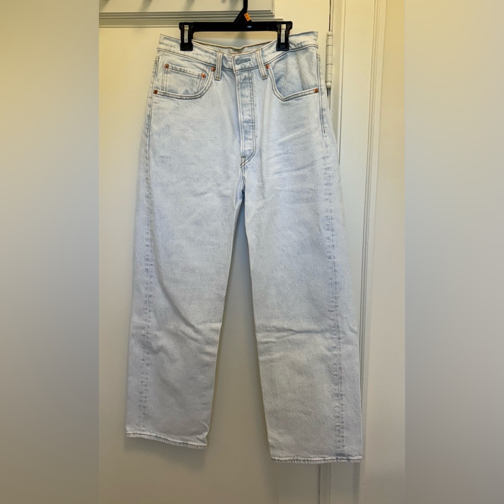 Levi's ribcage Women's Straight Leg Jeans - Light Blue size 30